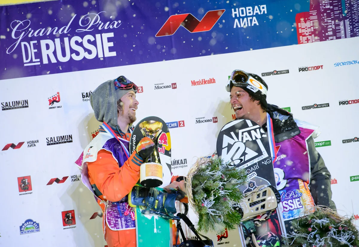 Спортивный пресс-волл Grand Prix de Russie